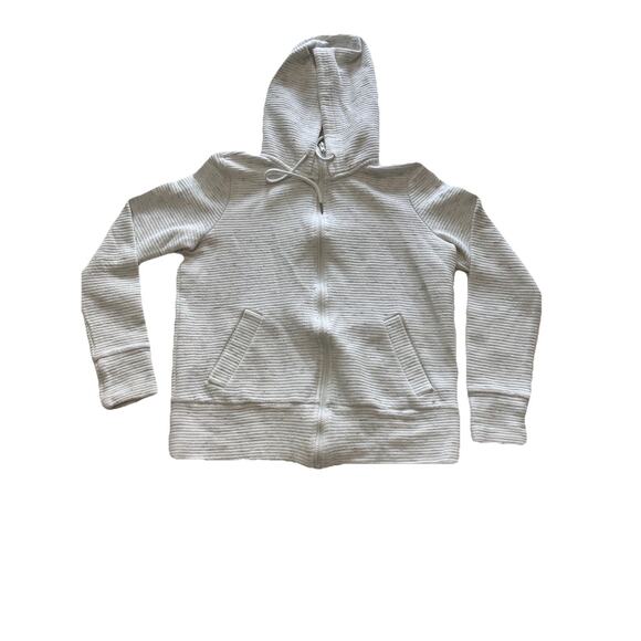 Active Life Zip up Women's Hoodie Heather Oatmeal/grey. Size Small - Picture 1 of 13